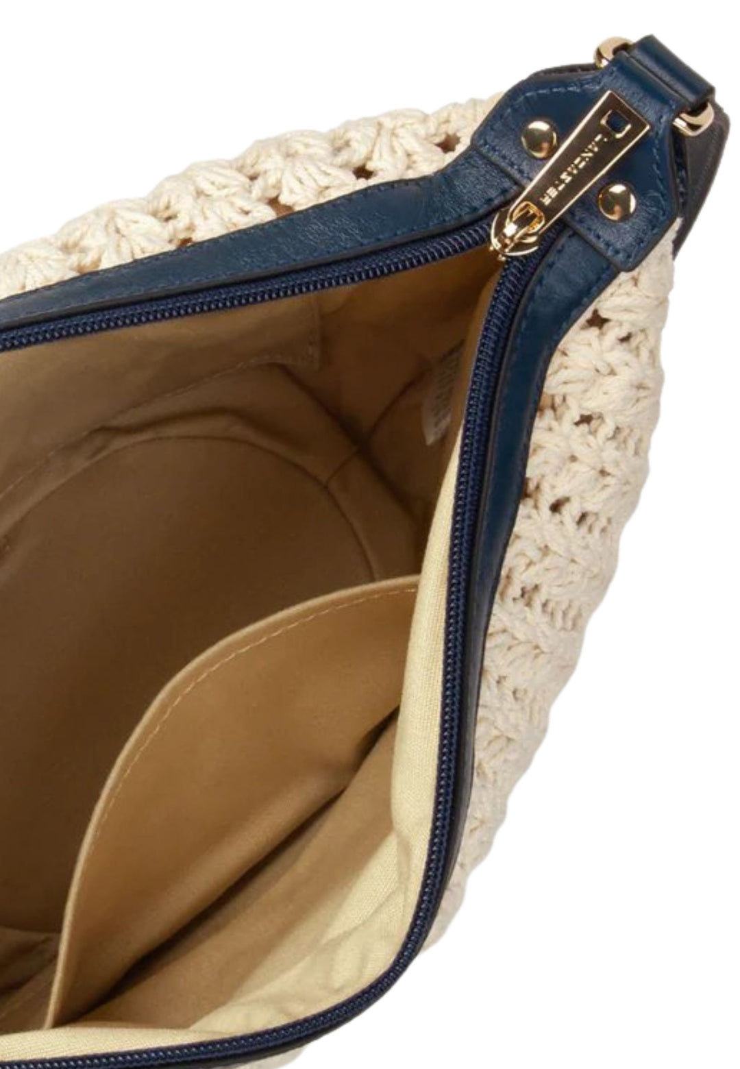 Lancaster Woven Cotton and Leather Messenger Bag