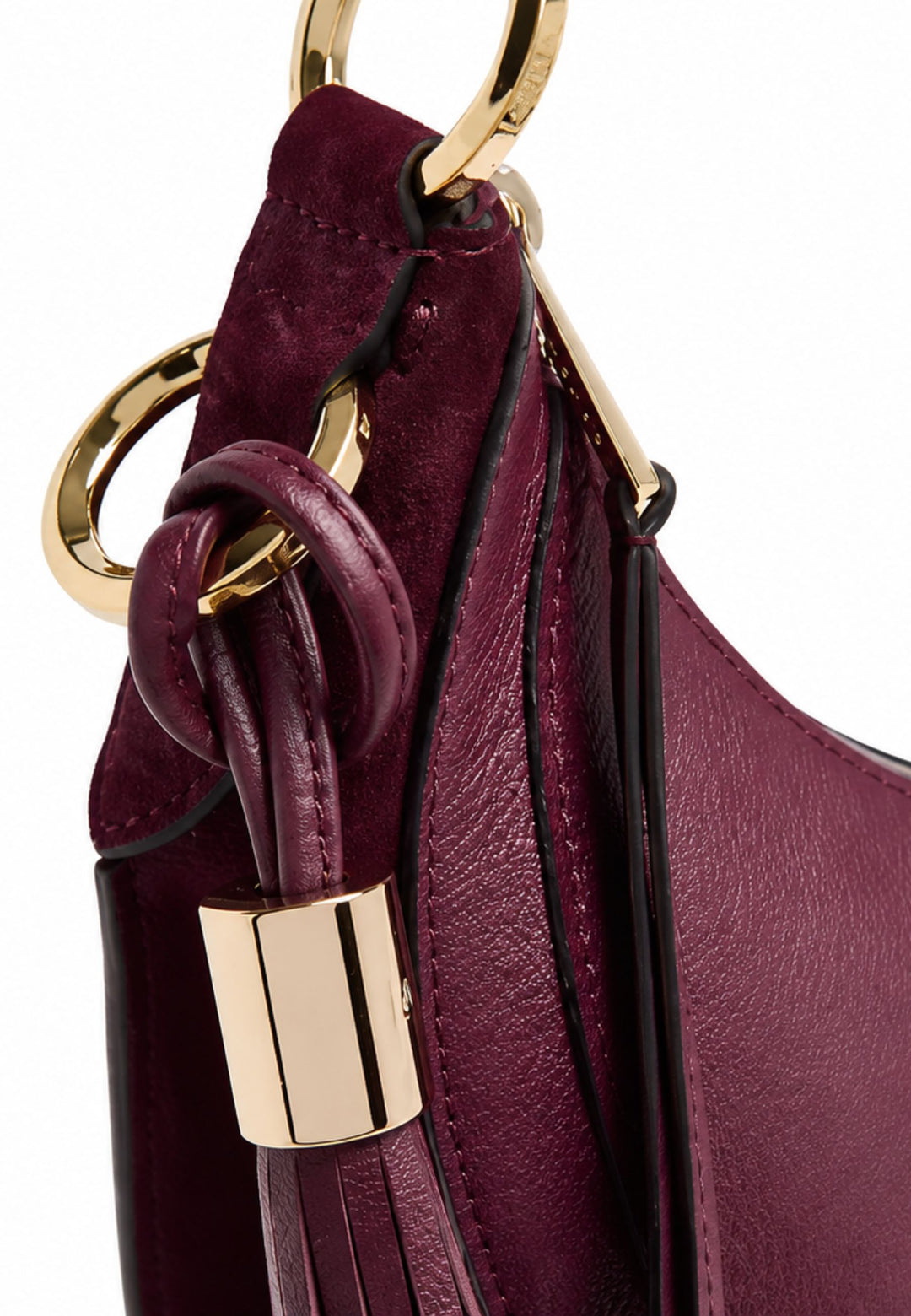 Lancel Sac Hobo M Hobohème Cassis