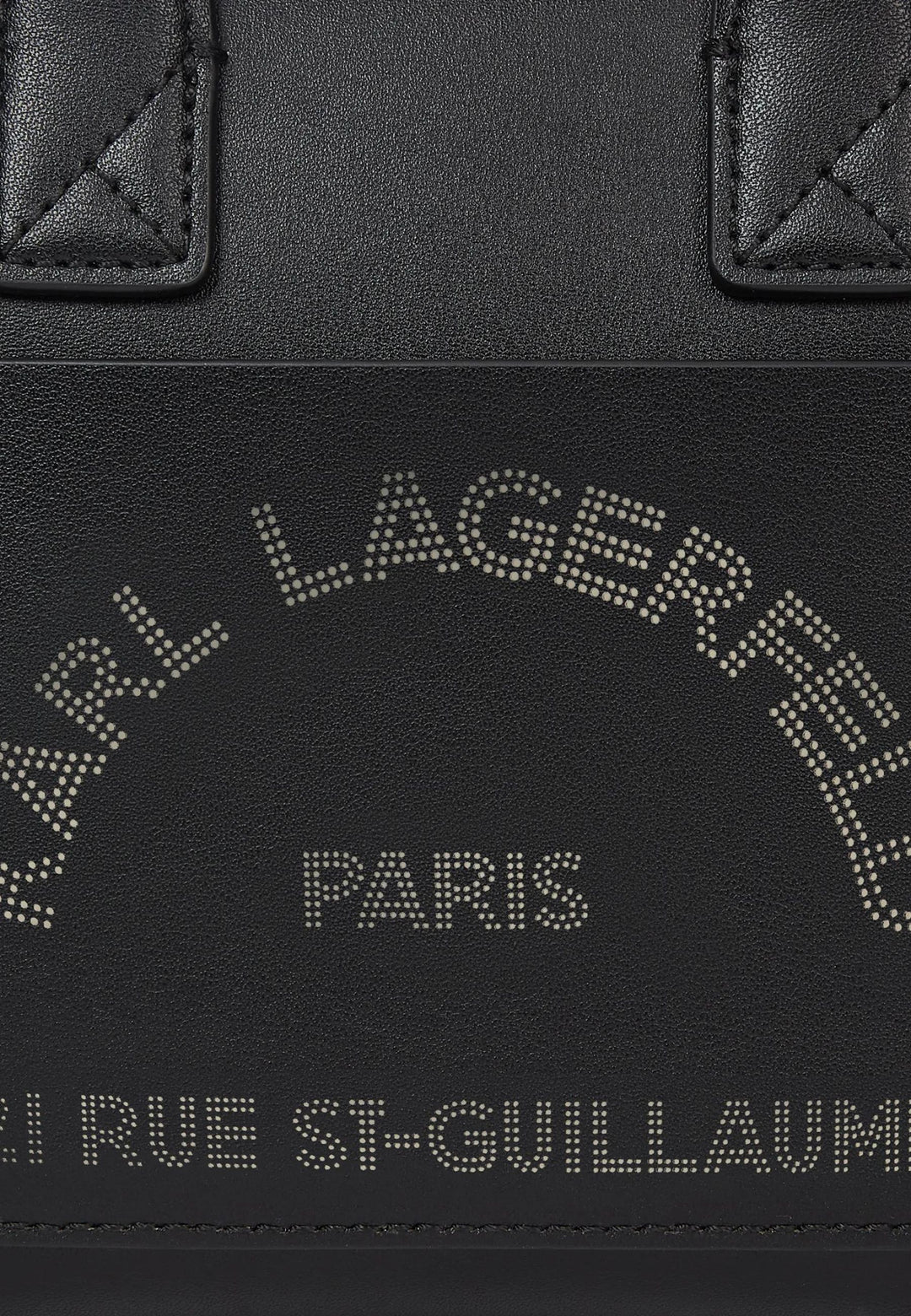 Karl Lagerfeld Cabas Mini Cuir Noir