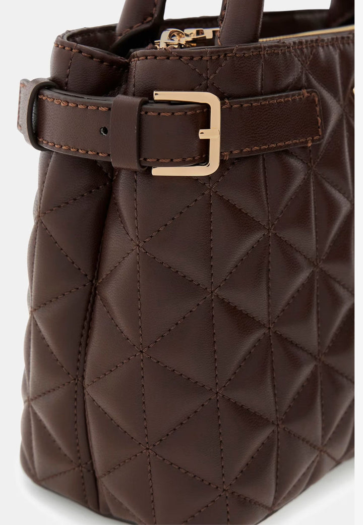 Guess Malas de mão Atabey Hobo Espresso QG988305