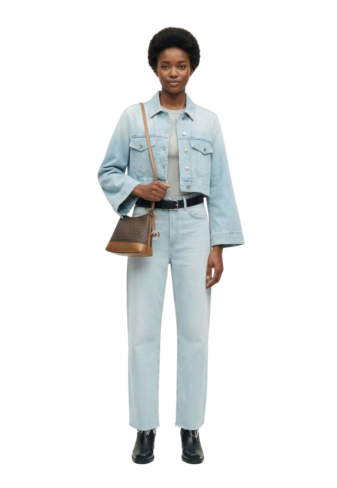 Michael Kors Bolso Bandolera Andie 32S6G3PC1B Marrón