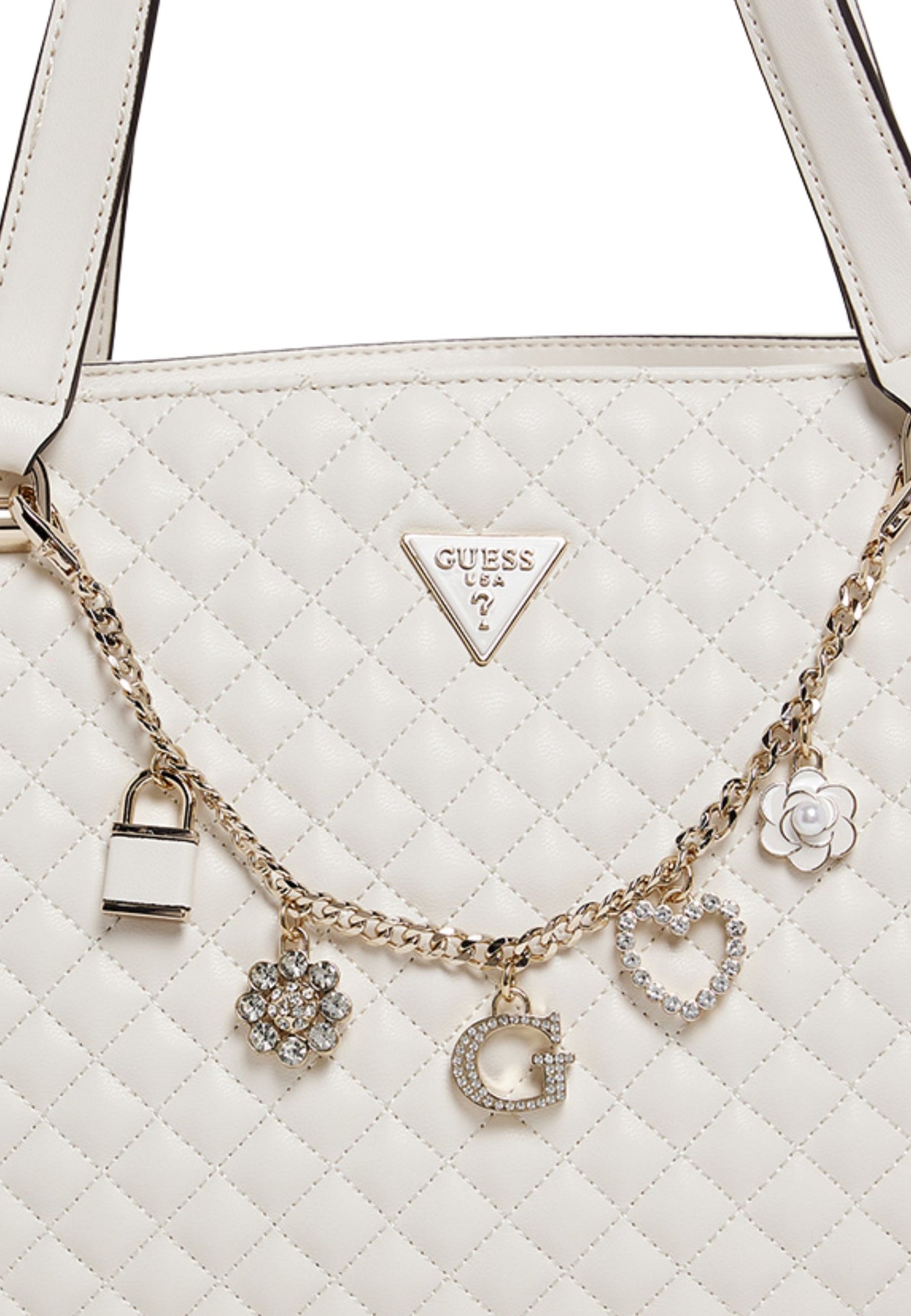 Guess Pochette Ever Flap Clutch Bianco Panna EG867925
