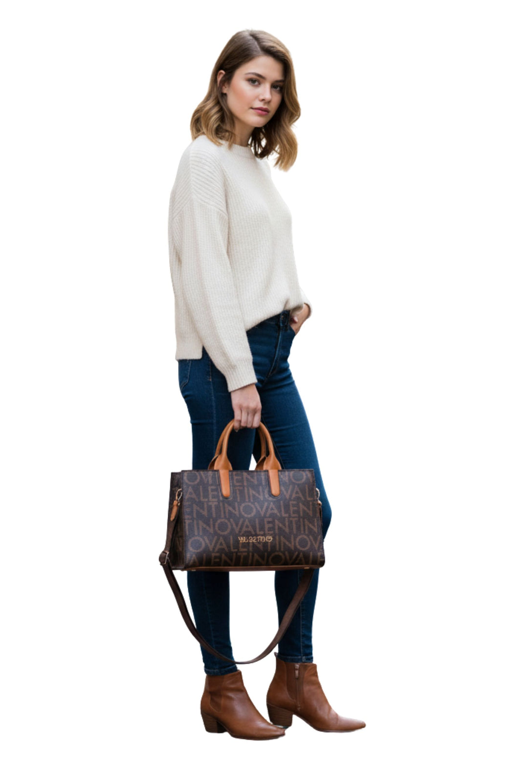 Valentino Regina Re -käsilaukku VBS9IS24 Moro/Naturale