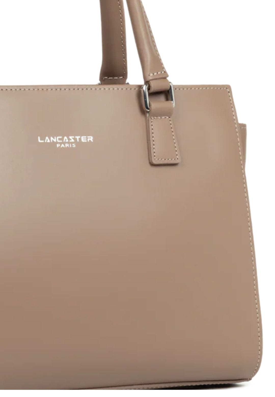 Lancaster Sac à main Zippée M Smooth 437-03 Praline