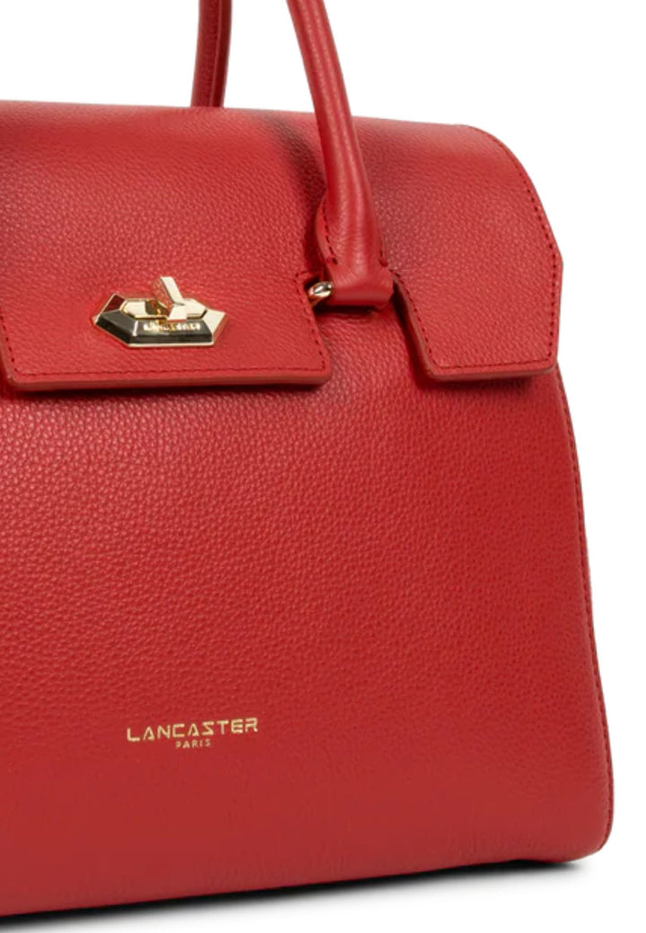Lancaster Tas met klep Milano Cosmos Leer Rood