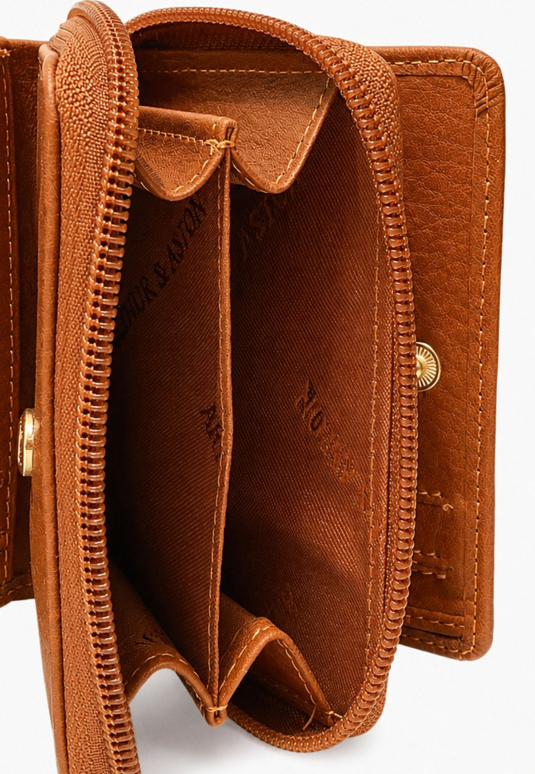 Arthur & Aston Porte Cartes Mixte, Homme, Femme Cognac