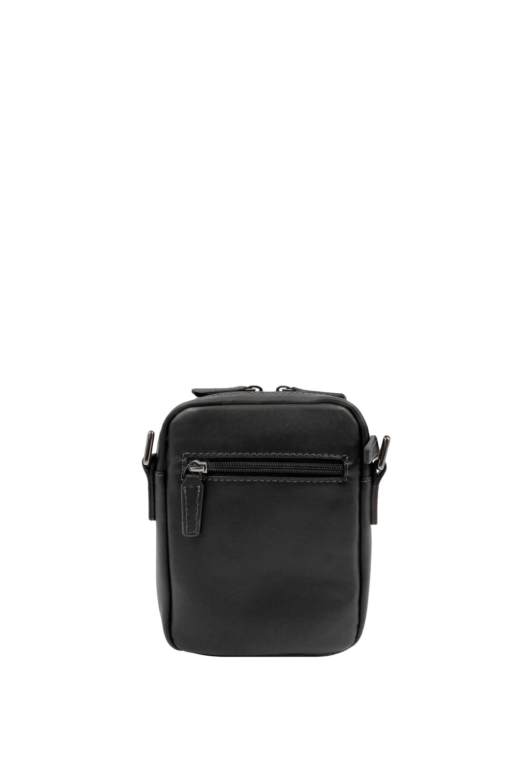 Bolso tipo satchel de cuero Lawton Francinel Negro