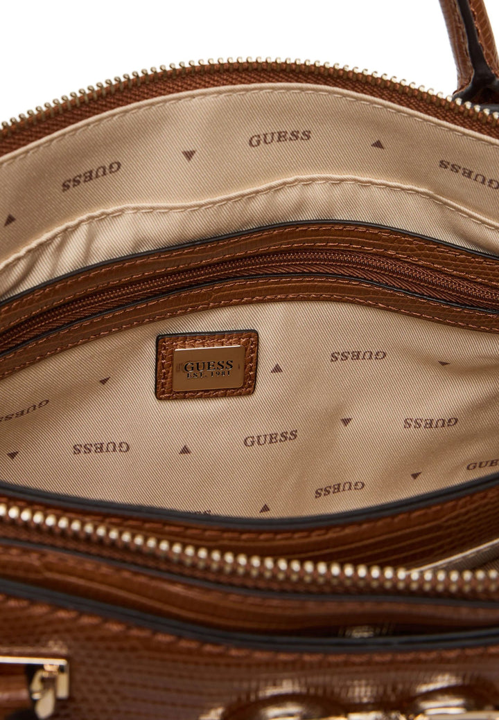 Guess Crossbody Bag Anadela 3 Comp Satch Cognac