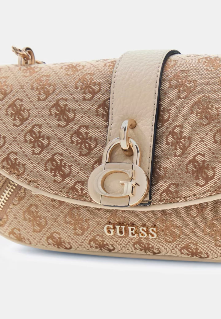 Guess Schoudertas Jessa Girlfriend Sat Latte Logo