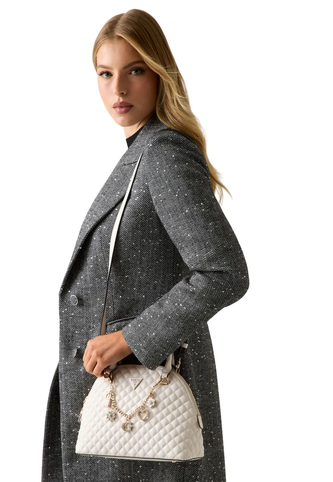 Guess Pochettes Ever Flap Clutch Off White EG867905