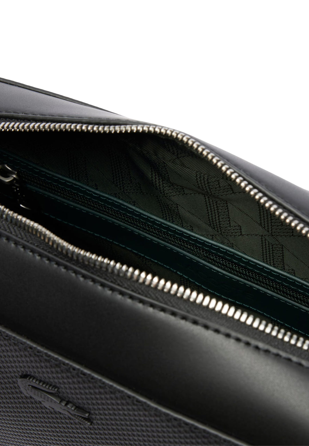 Sac à bandoulière Lacoste Chantaco en cuir NH5060CE Noir