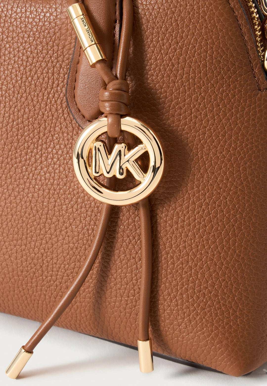 Michael Kors Bolso de mano Cuero Freddie Mediano Domo Coñac