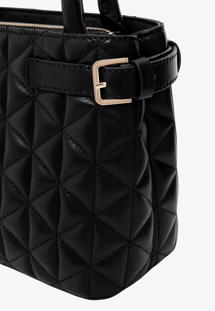 Guess Quilted Mini Handbag Paisleigh Black QG988305