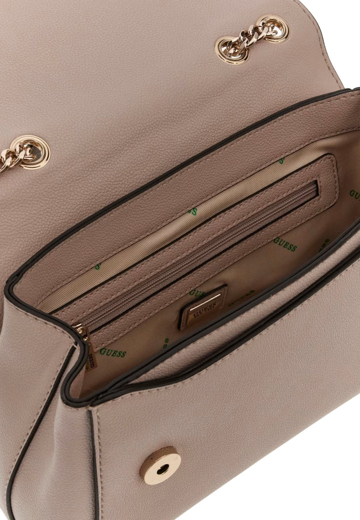 Guess Eco Ali Luxury Satch Almond Shoulder Bag EBG951121