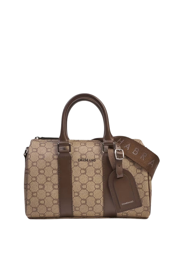 Chabrand Sacoche Icone Gecoate canvas Beige Bruin