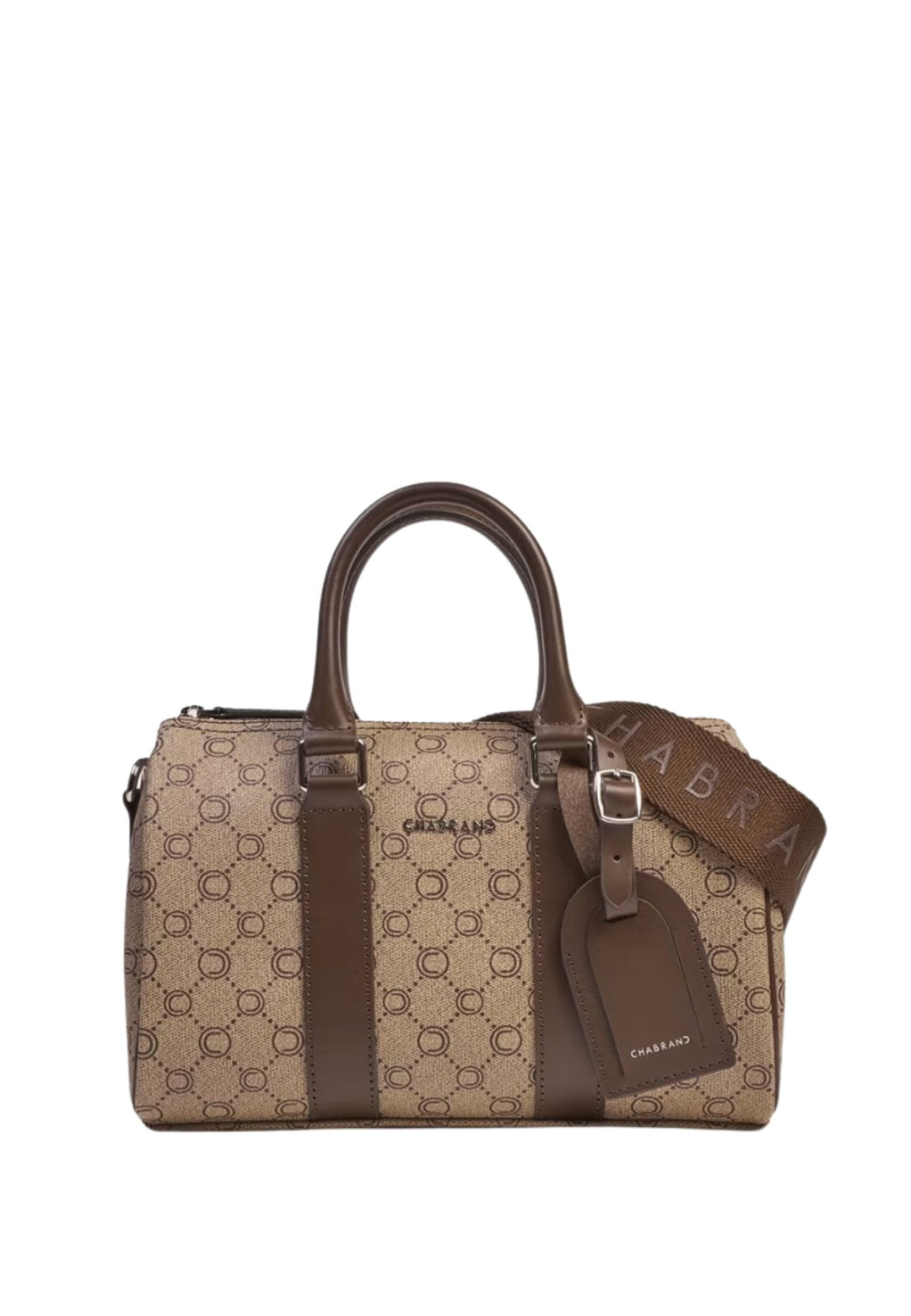 Chabrand Sacoche Icone Gecoate canvas Beige Bruin