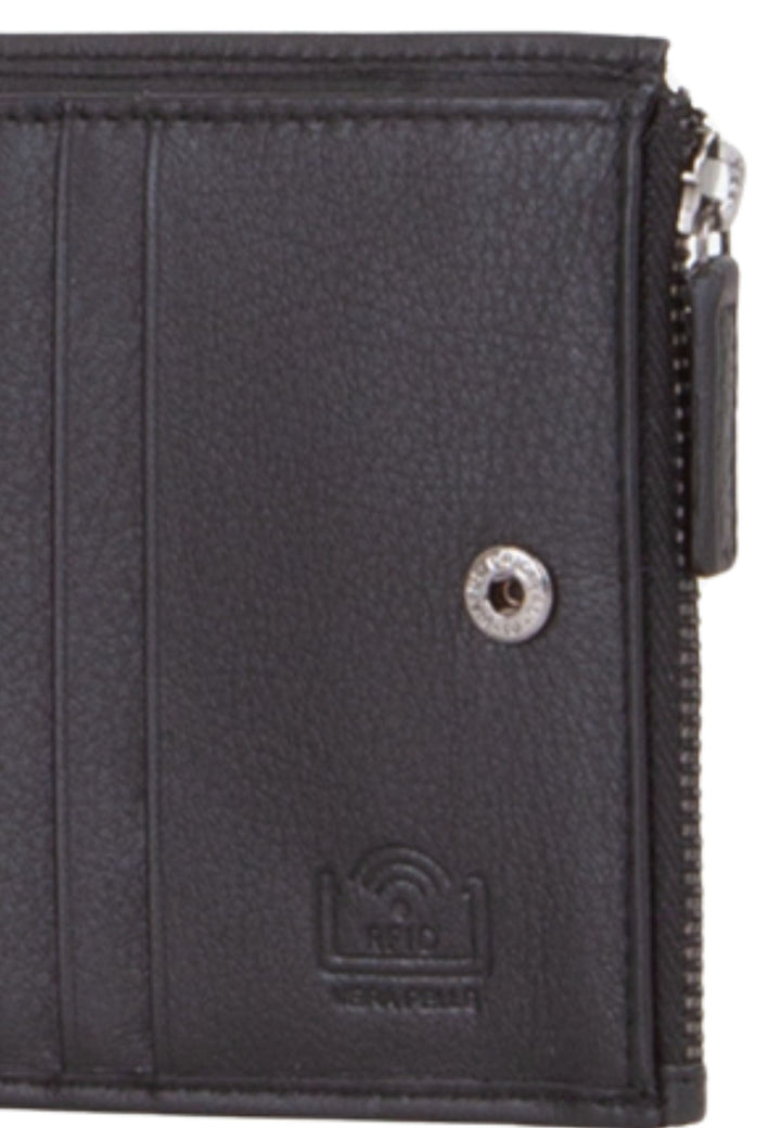 Valentino Mandrin Men's Wallet, Black, VPP8UD71