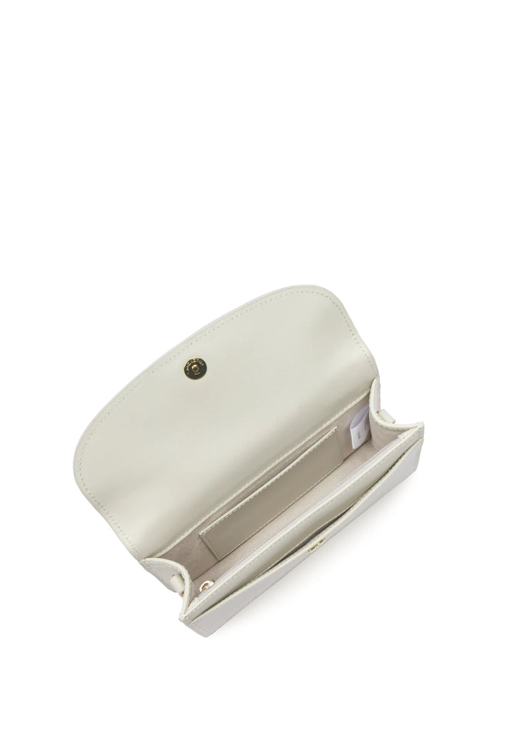 Lancaster Pochette A rabat aimanté Paris Philos 531-080 Ecru