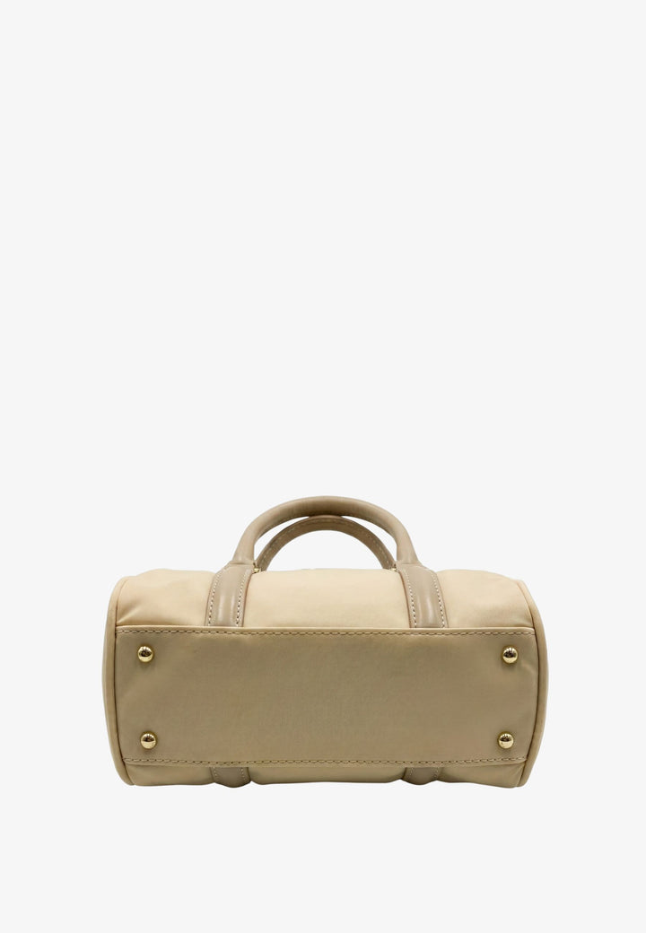 Bolso Lancaster polochon con cremallera S Basic Ana 510-101 Beige