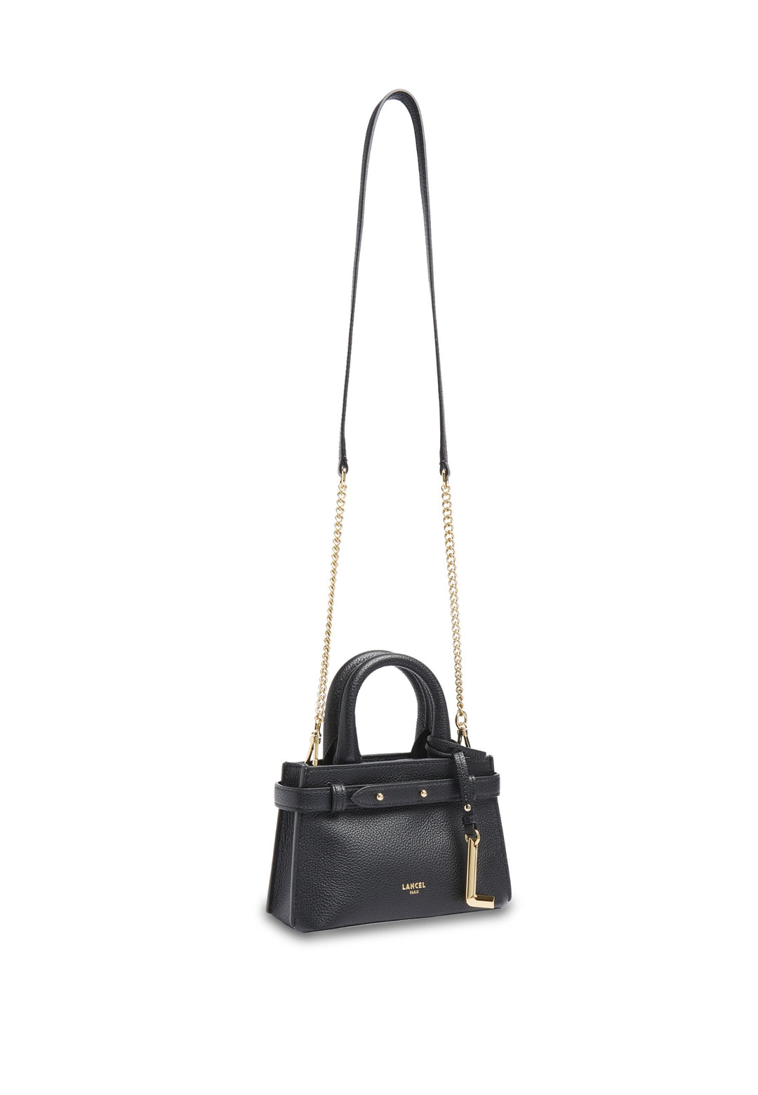 Lancel Faubourg Mini Nákupní taška Kůže Černá