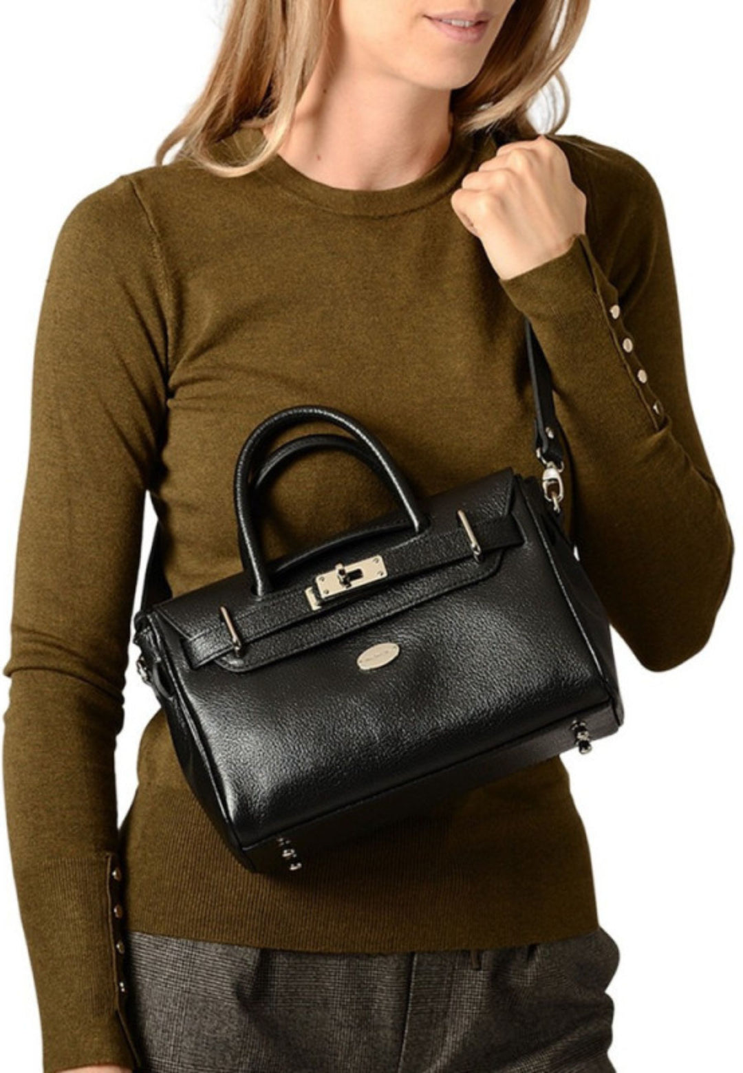 Mac Douglas Sacs À Main MINI Pyla Buni Cuir Noir