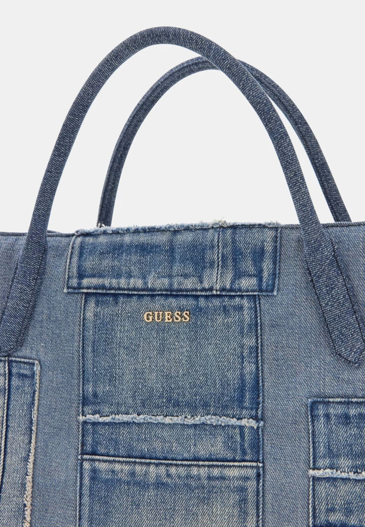 Guess Jodi Tote Denim Multi