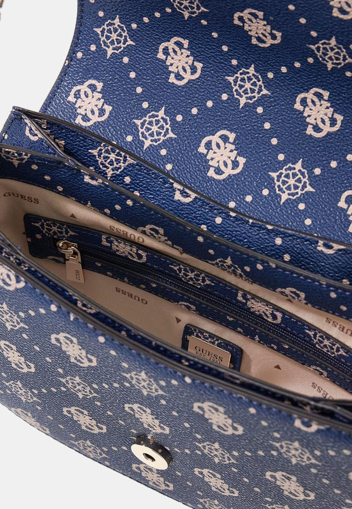 Guess Torba Na Ramię Emelie Logo 2 Comp S Navy Logo GP992820