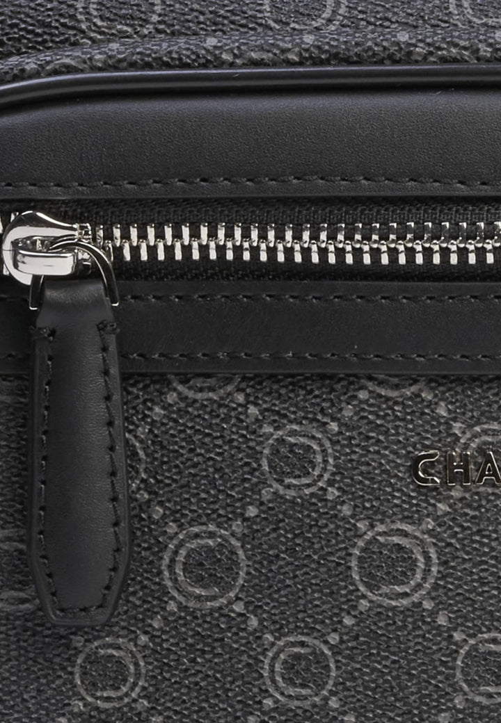 Chabrand Body-Bag Toile Enduite Cuir 85016111 Noir