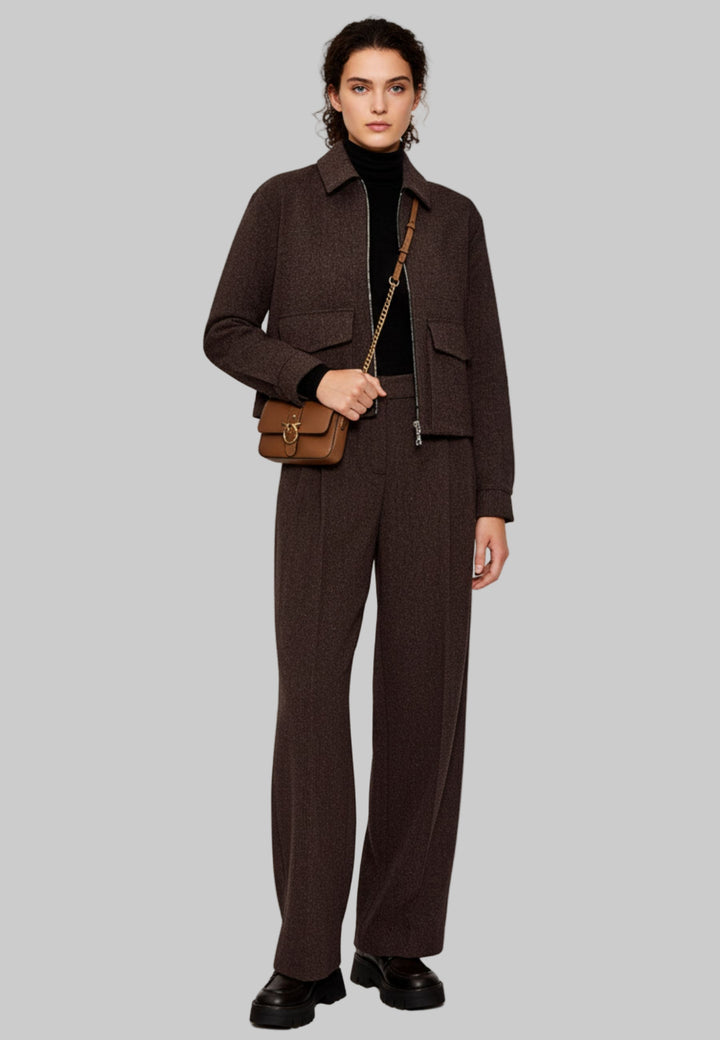 Pinko Borsa a Patta Love One Slouchy Baby Bottalat Marrone A2OXL17Q