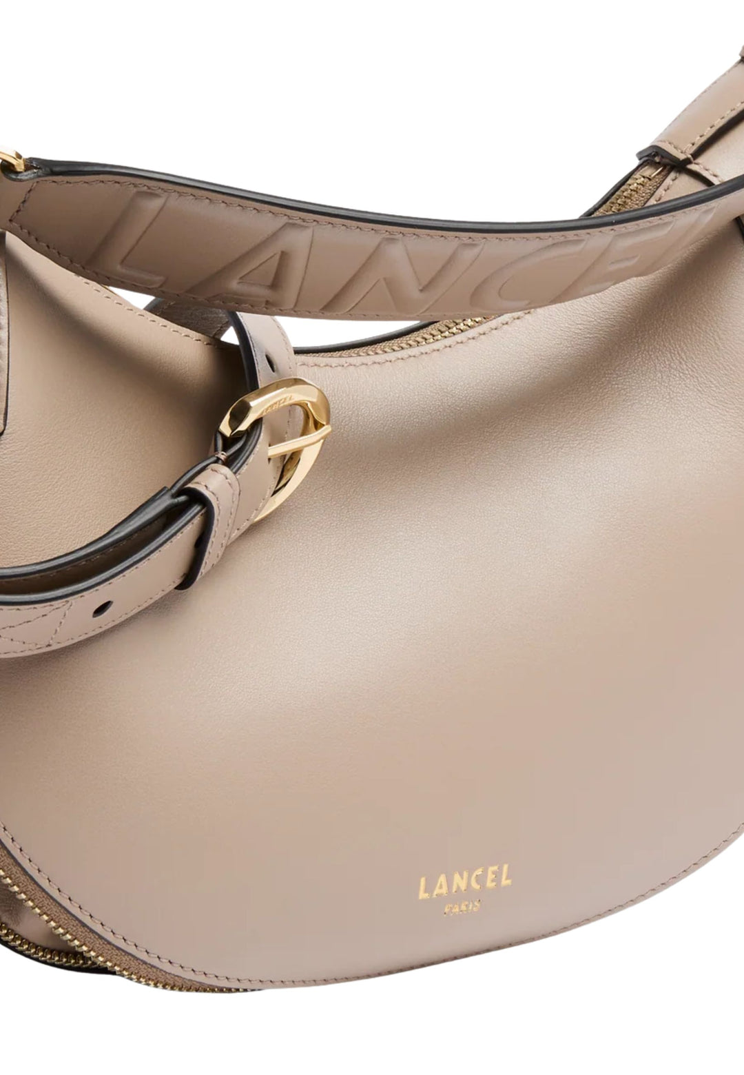 Lancel Sac Bandoulière Hobo S Origami Galet Femme