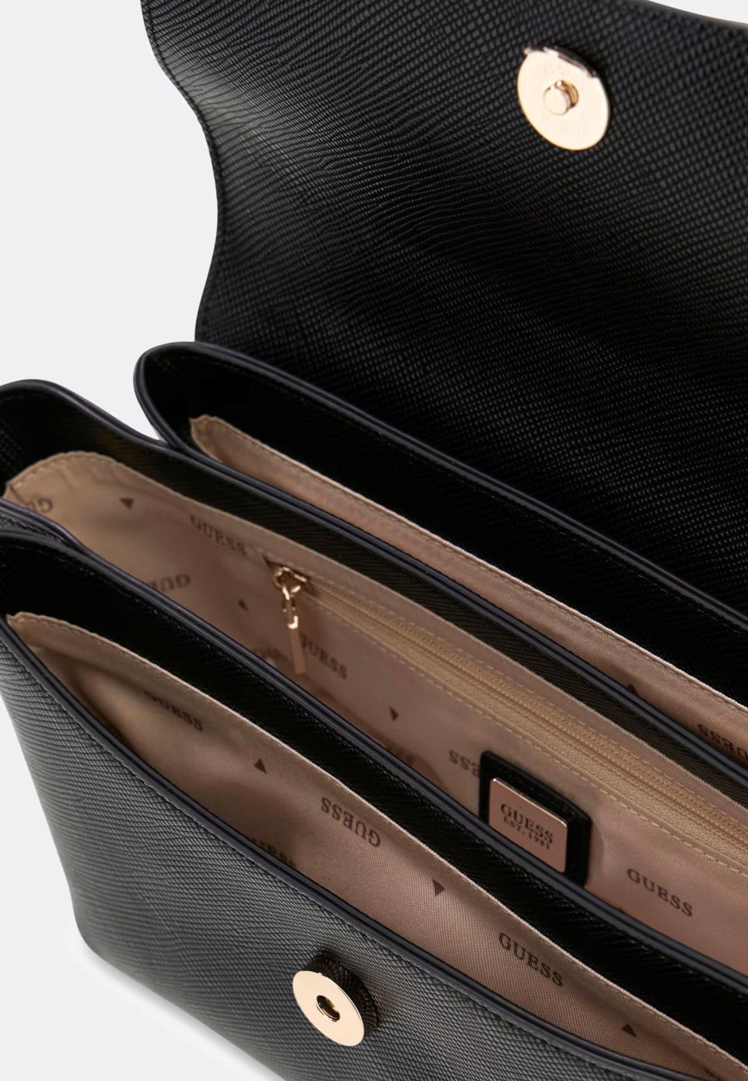 Guess Sac à Rabat Gilda Black