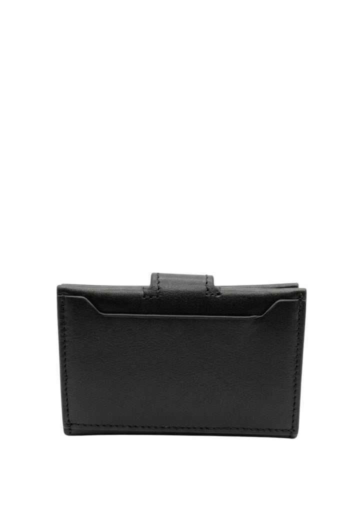 Lancaster Porte-cartes Avec Pression Paris Philos 131-070 Noir