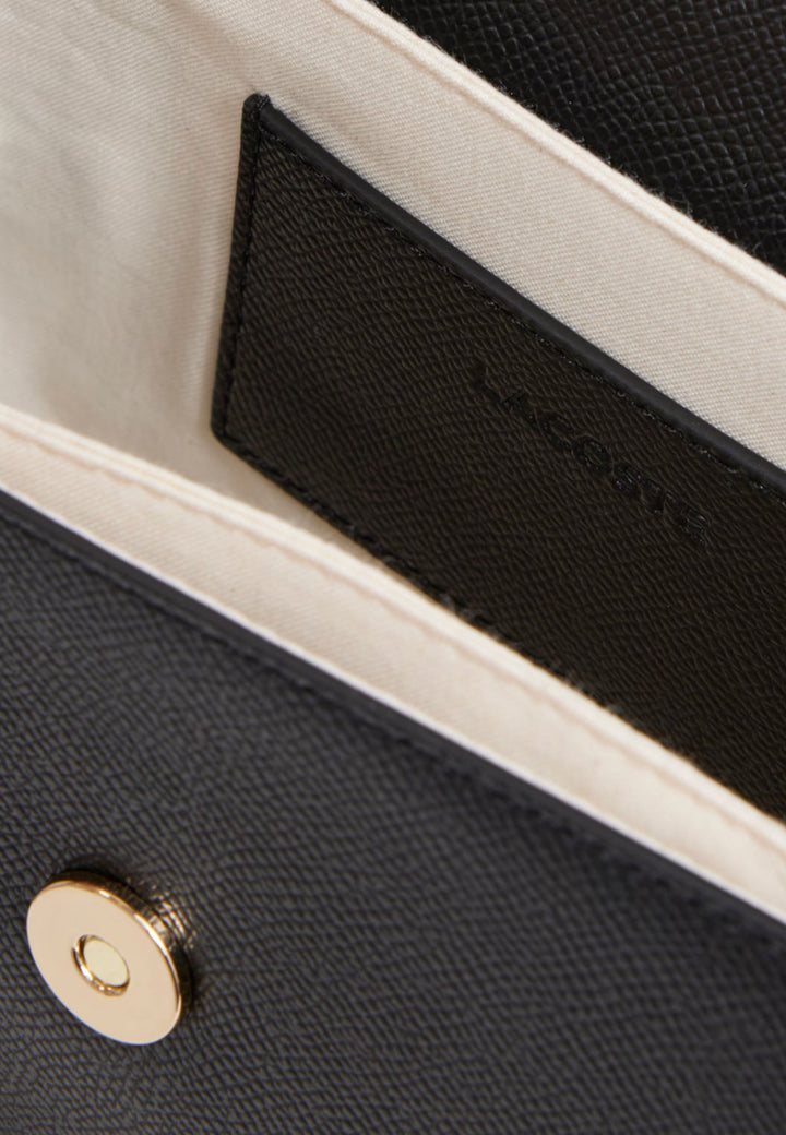 Lacoste Sac à bandoulière Champs-Élysées Cuir Noir