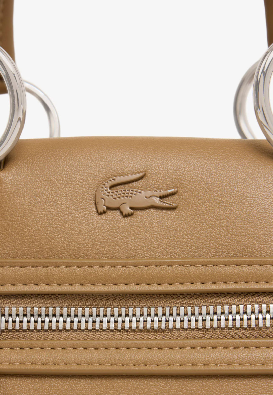 Lacoste Small Celys Handbag Brown Cookie