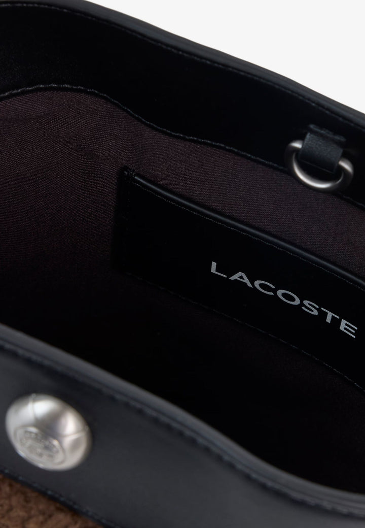 Lacoste Petit sac seau Femme Tennis Bliss Marron Noir