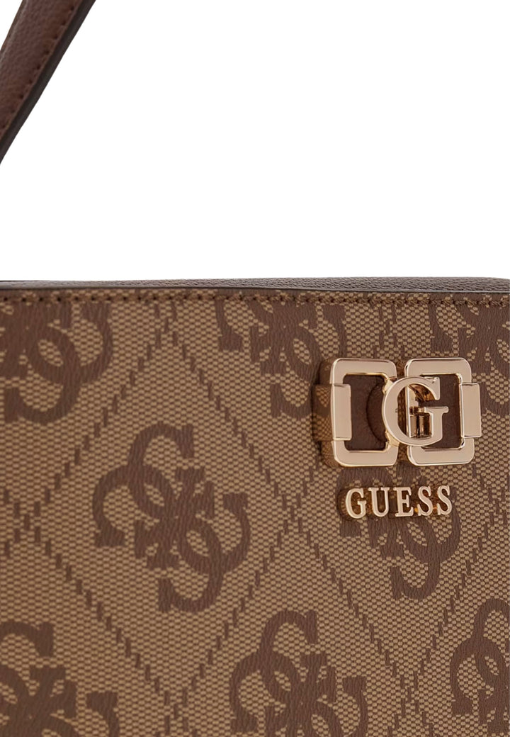 Guess Borse a mano Karnilla Logo Bucket Latte Logo/Brown OS990101