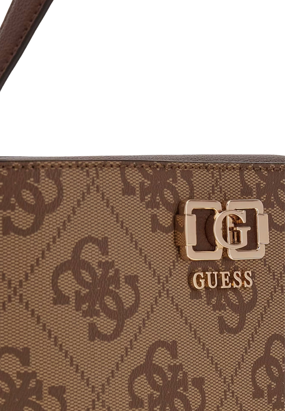 Guess Sacs à main Karnilla Logo Bucket Latte Logo/Brown OS990101