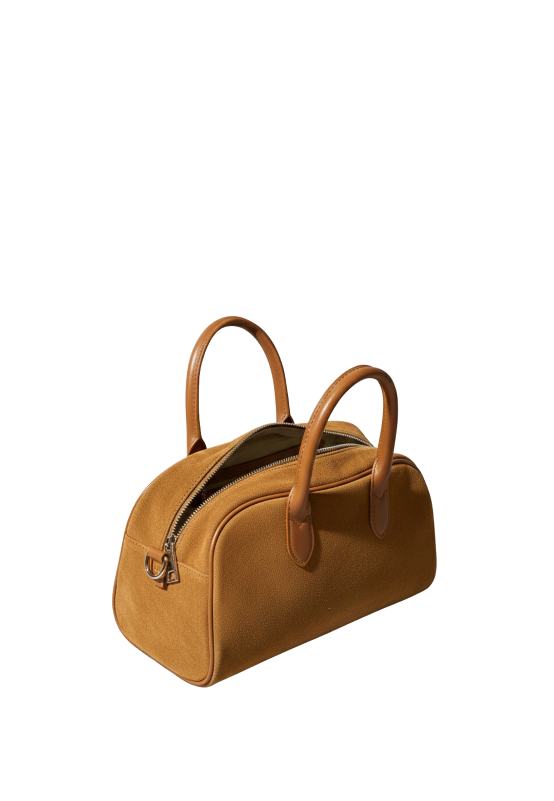 Lancaster Sac à main bowling Zippé M Suède 480-085 Camel