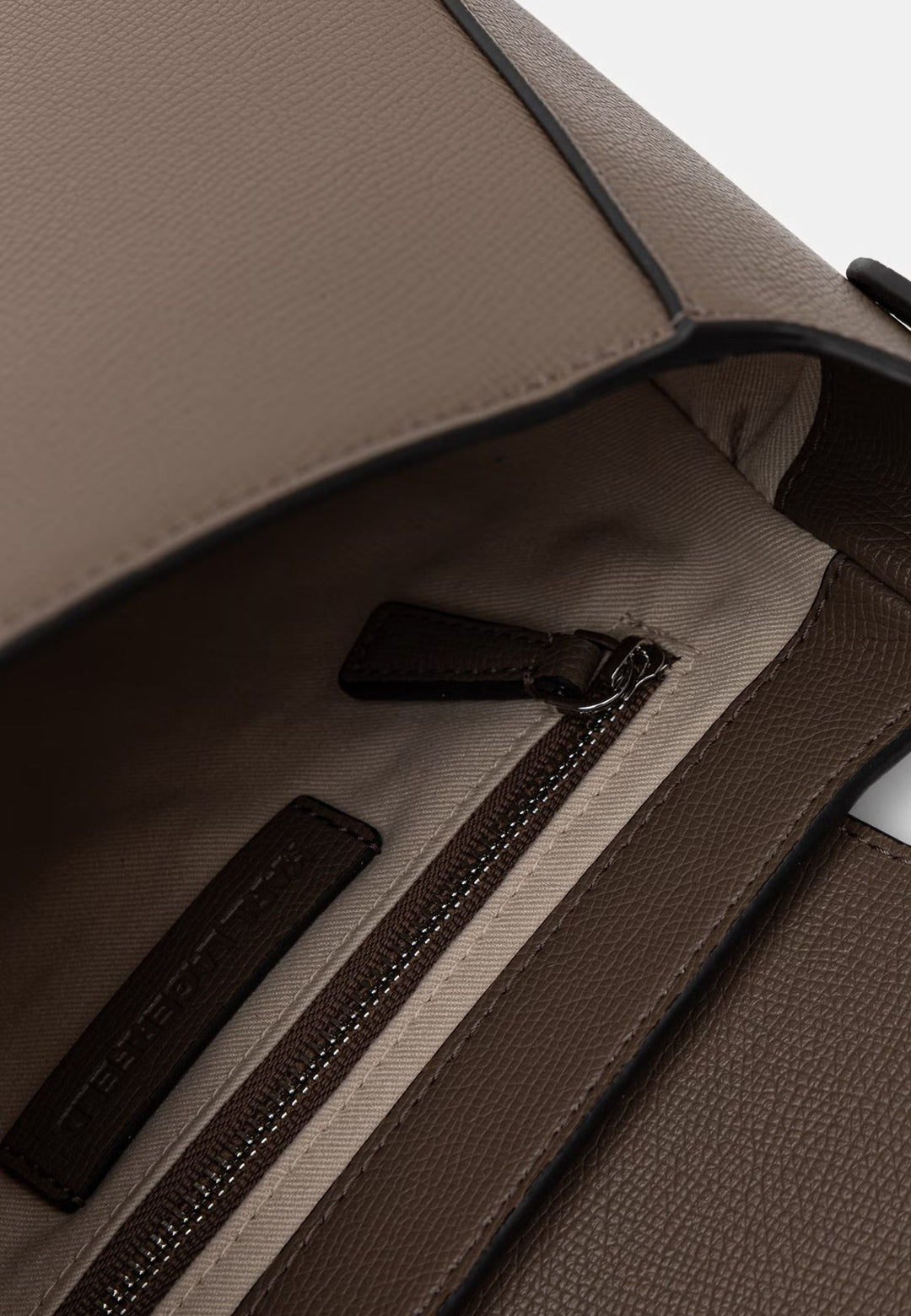 Karl Lagerfeld Sac Bandoulière Métal Zippé Taupe