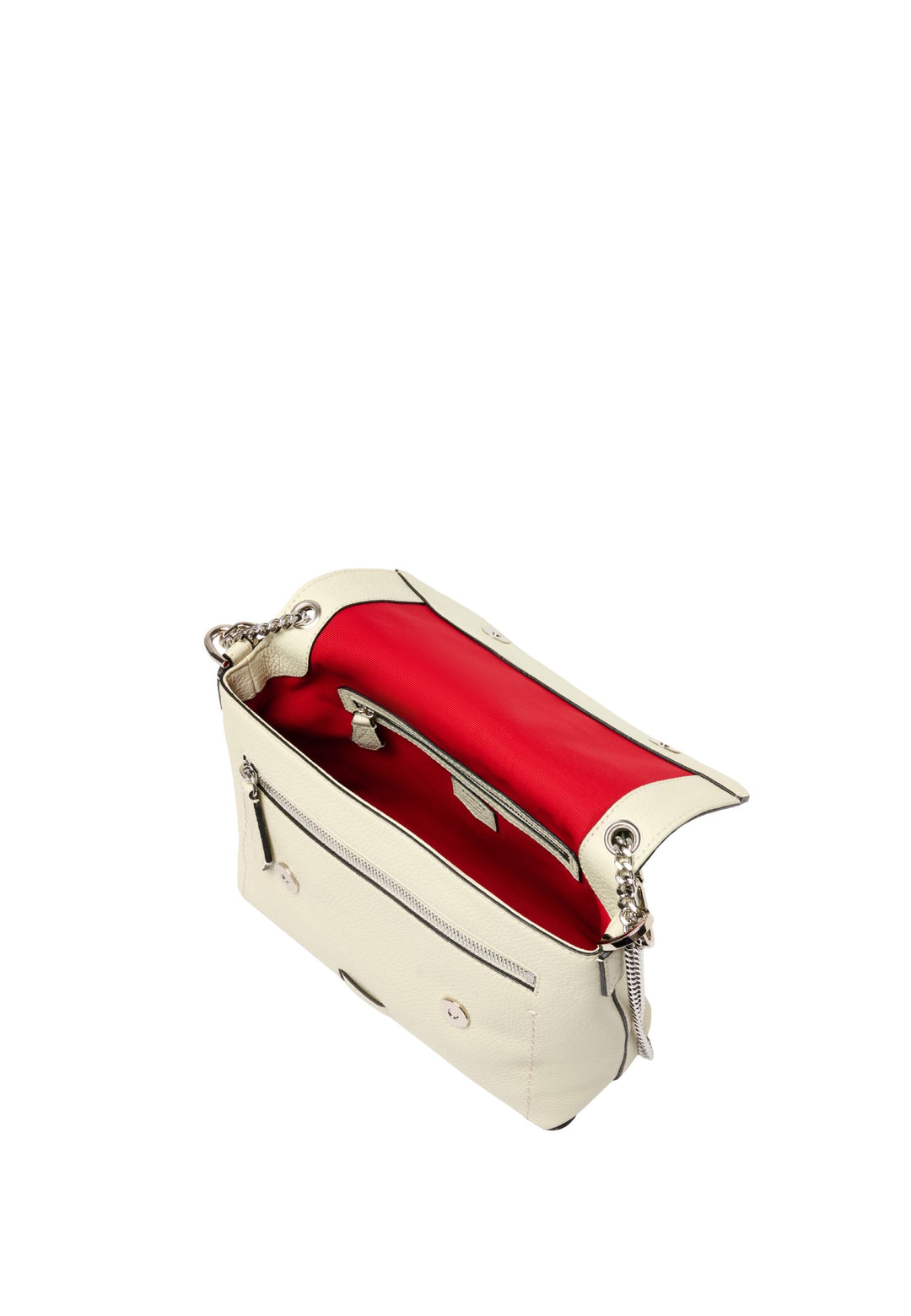 Lancel Bag Flap M Ninon Soft Snow Woman A1378234TU