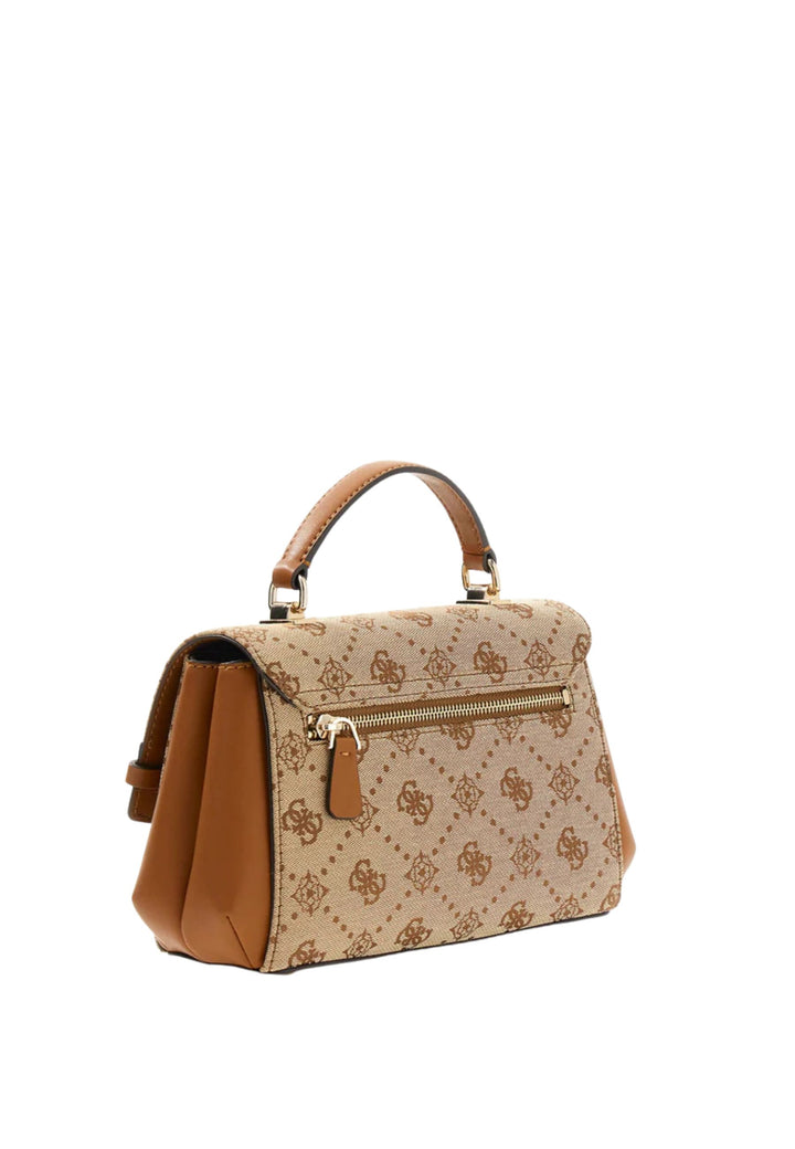 Guess Torba Na Ramię Melinda Logo Tri Com Latte Logo JP990220