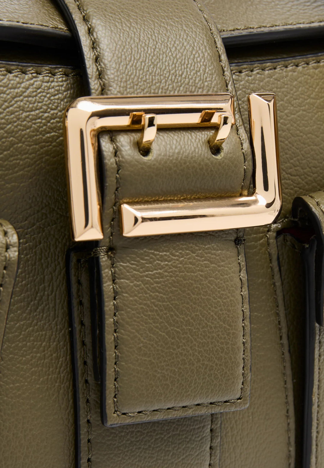 Lancel Mala de mão Multipocket S Couro Caqui