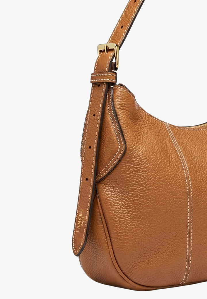 Lancel Torba Na Ramię Victoire Camel Damska A1399320TU