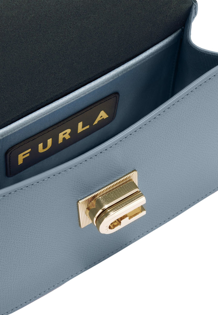 Furla Sac Bandoulière Mini 1927 Cuir Bleu