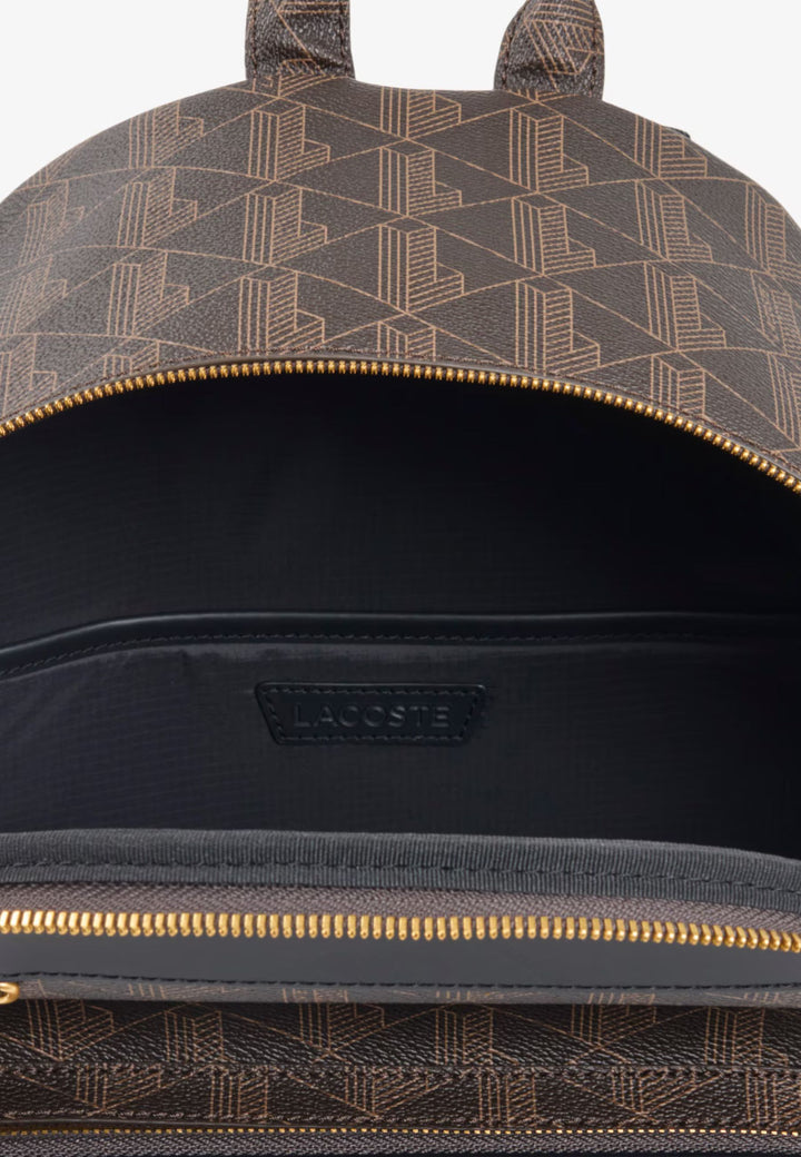 Lacoste The Blend -monogrammireppu, musta shiitake