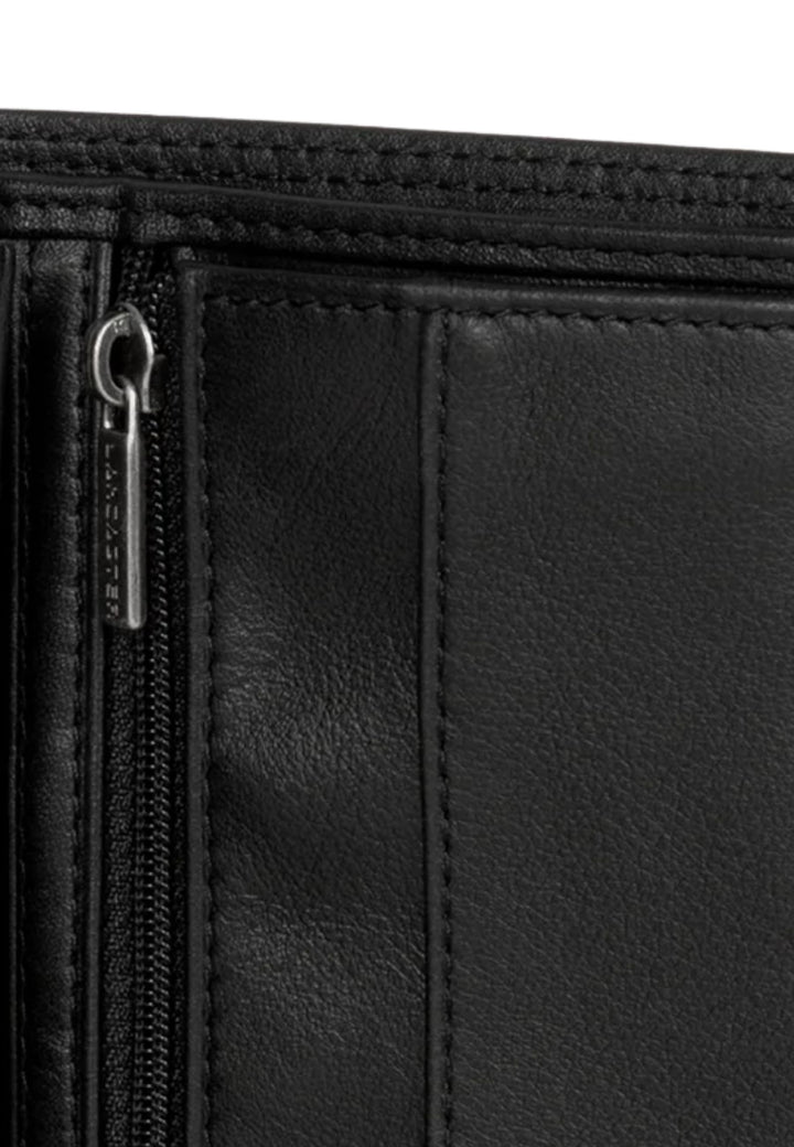 Geldbörse Leder Lancaster Anti-Diebstahl Schwarz