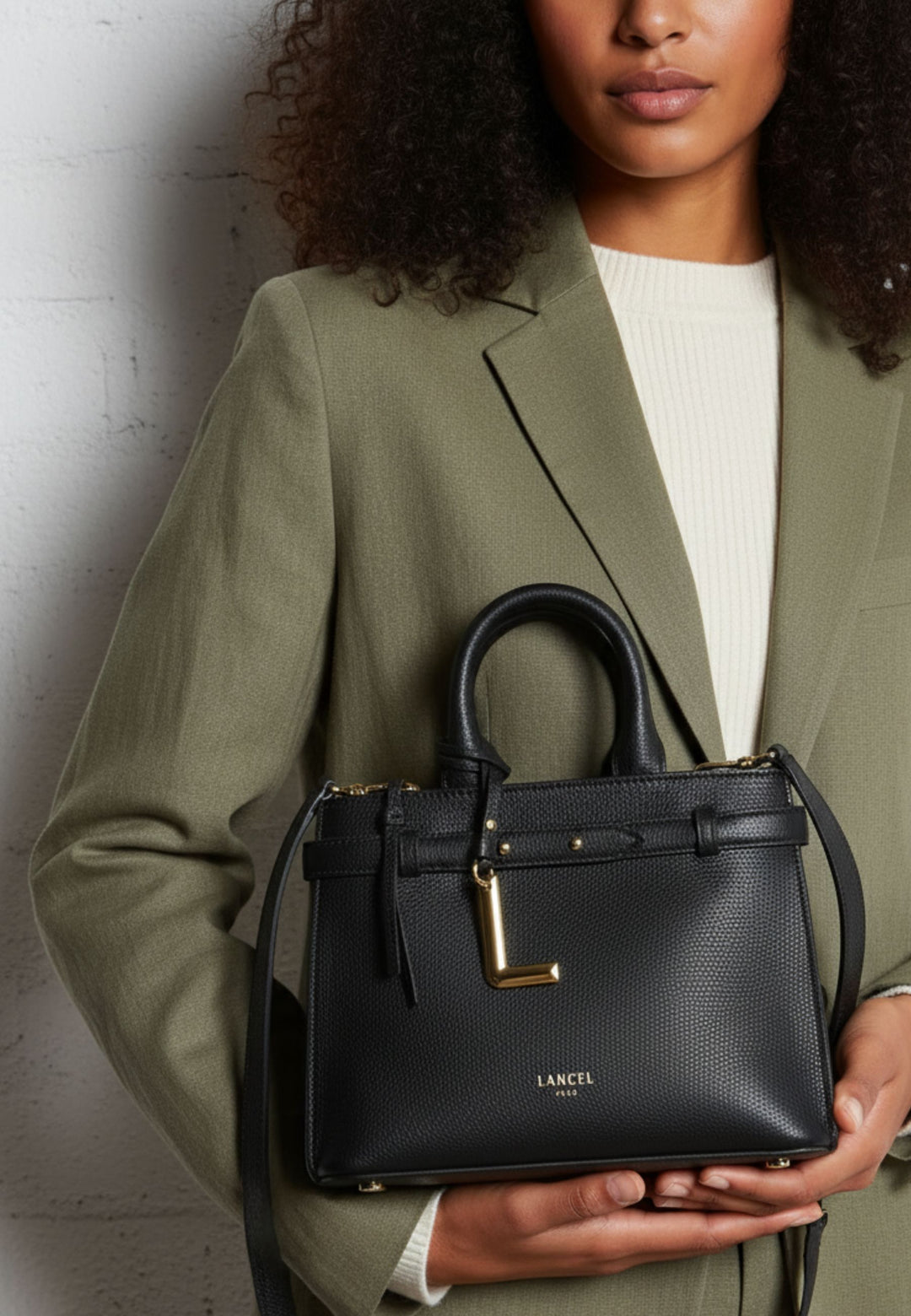 Handväskor S Lancel Faubourg A1352710TU Svart