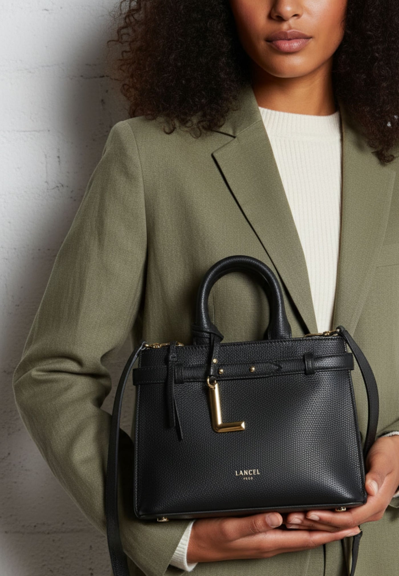 Sacs à main S Lancel Faubourg A1352710TU Noir
