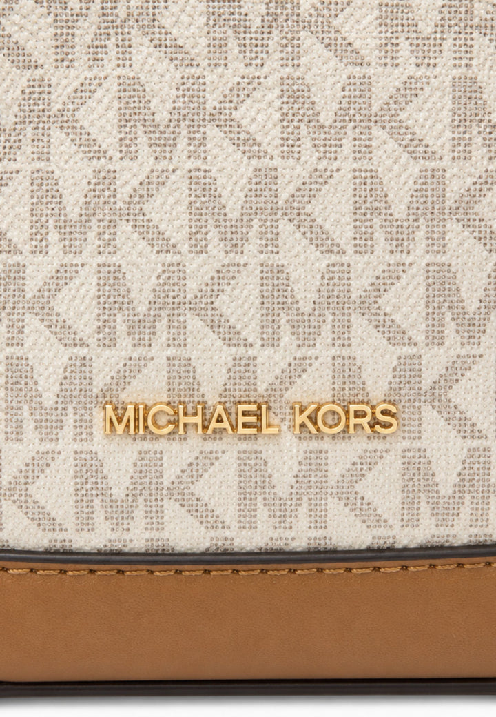 Michael Kors Teddi Mini pehmeä olkalaukku beige