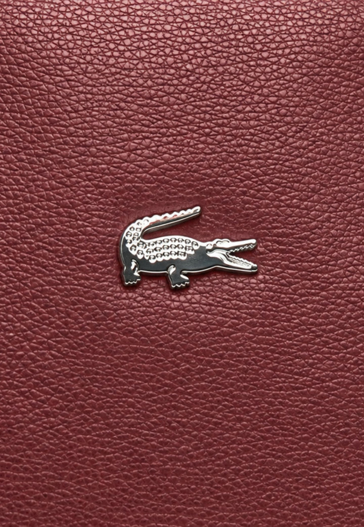 Lacoste Sac à Bandoulière Femme Bordeaux